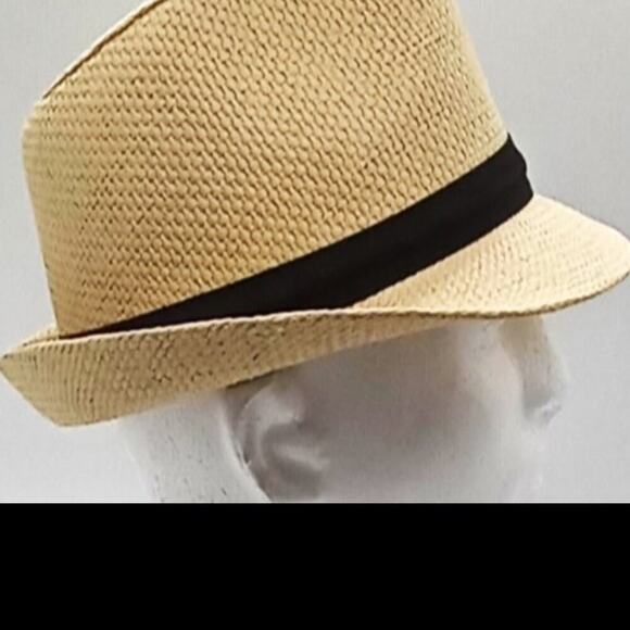 Peter Grimm Straw Hat True Character One Size Fit Tan Color Black Side Ribbon - Picture 4 of 8